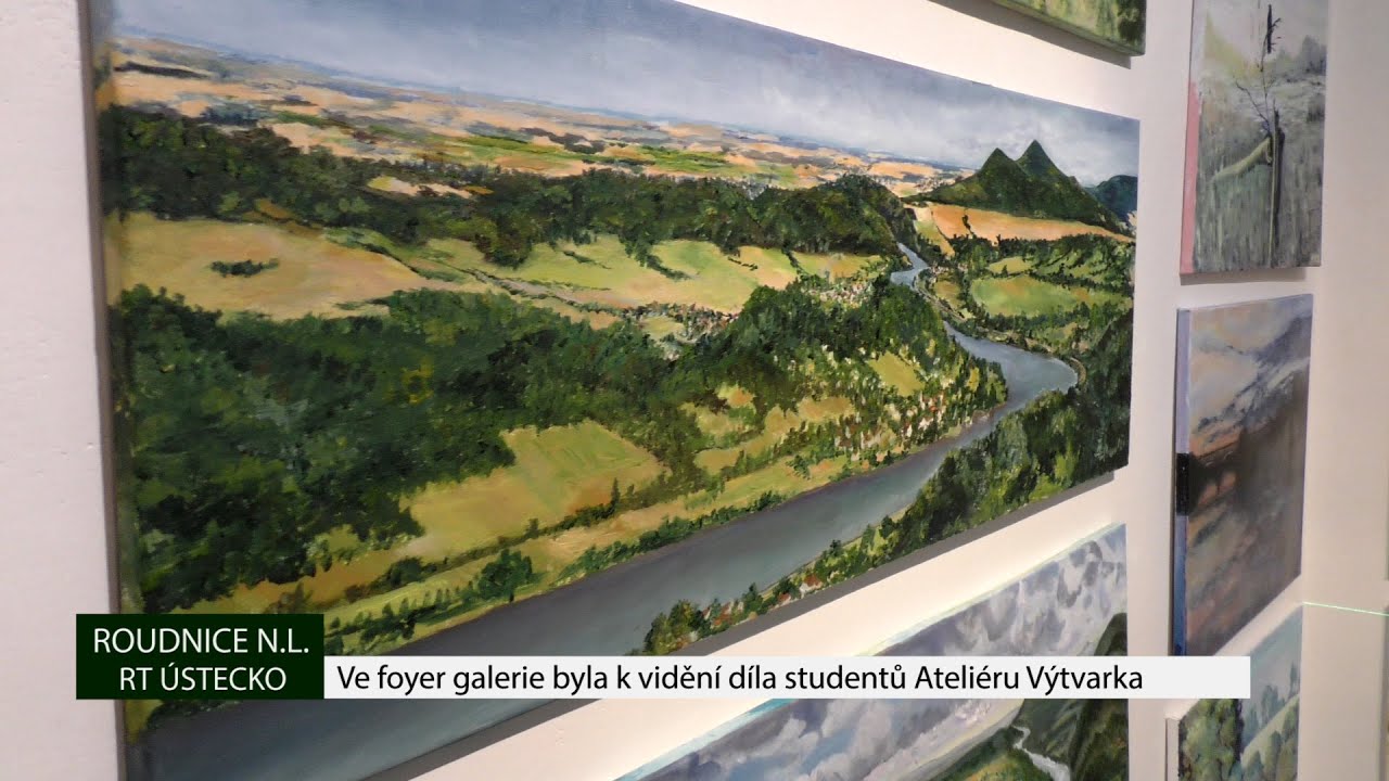 ROUDNICE N. L.: Ve foyer galerie byla k vidění díla studentů Ateliéru Výtvarka