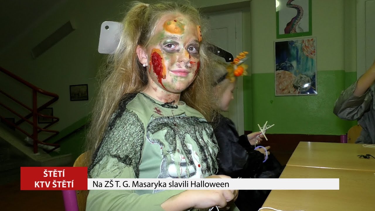 ŠTĚTÍ: Na ZŠ T. G. Masaryka slavili Halloween