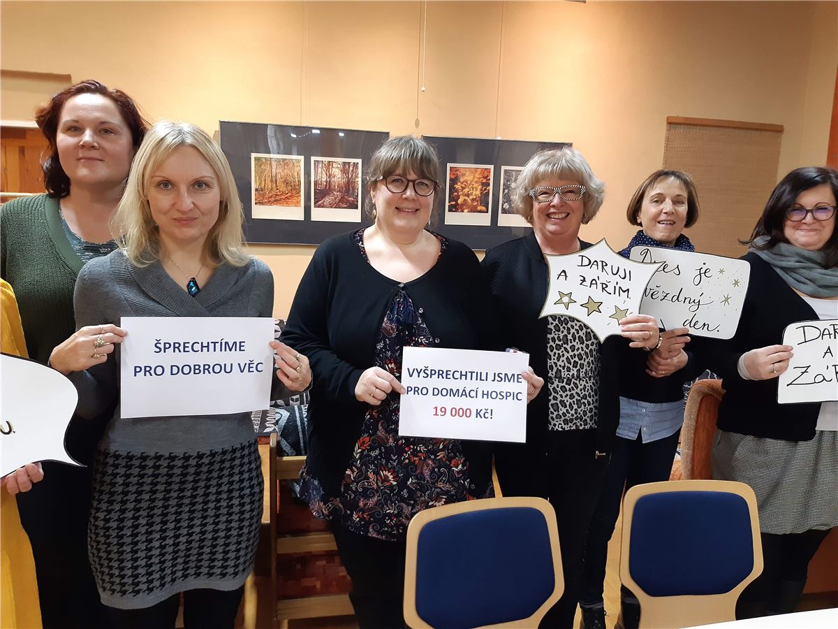 Deutschklub vyšprechtil pro hospic 19 tisíc korun