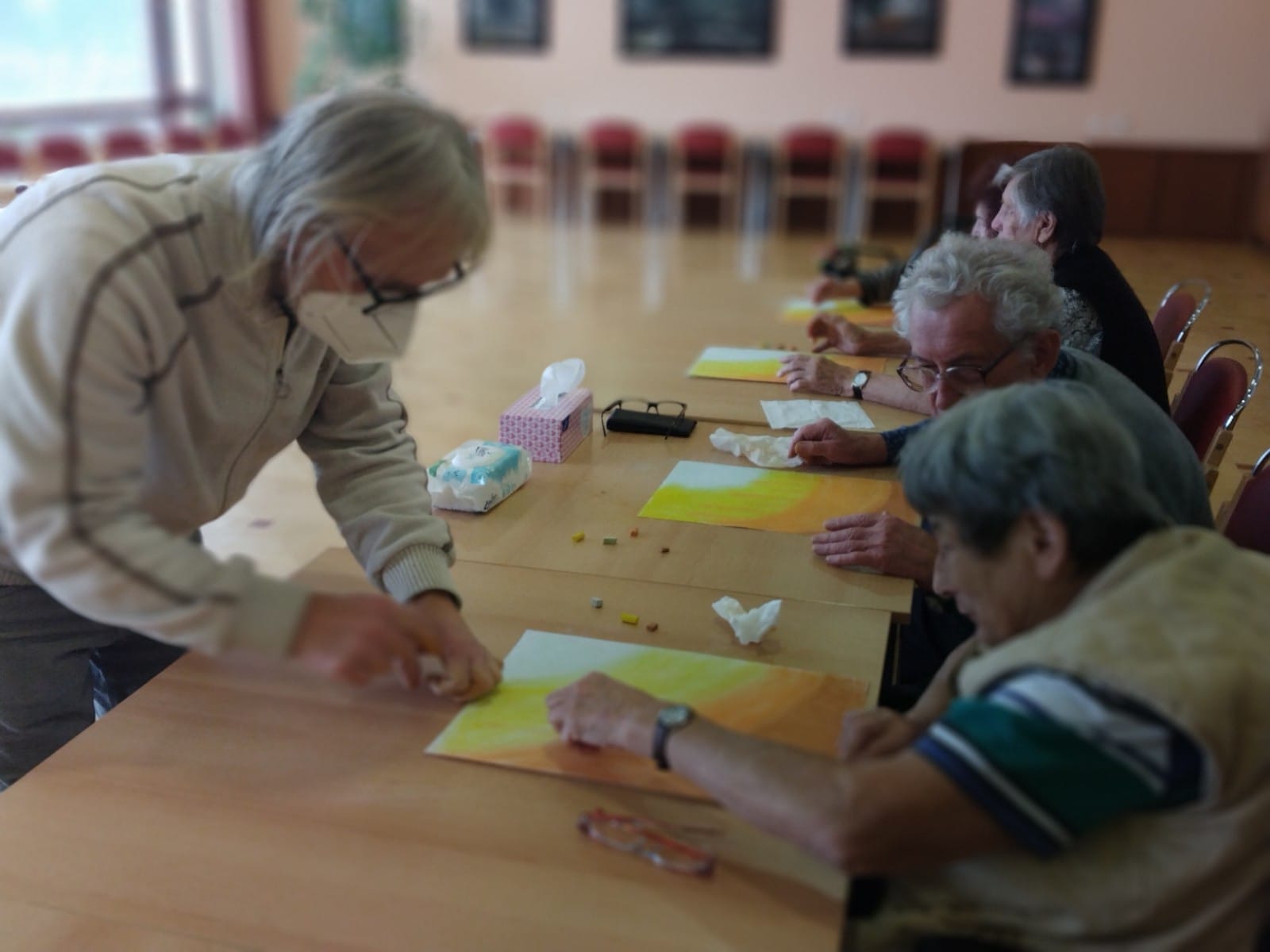 Domov na pahorku začal s kurzy kreslení