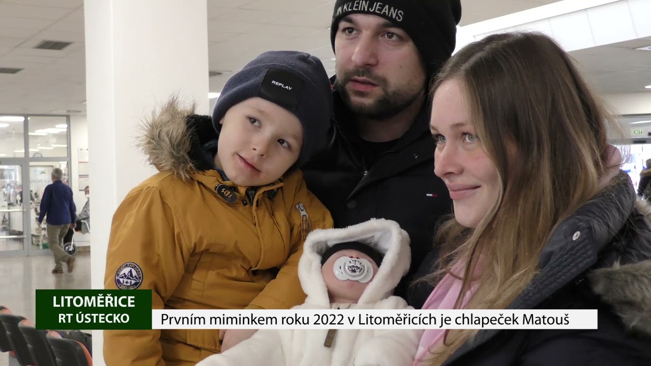 LITOMĚŘICE: Prvním miminkem roku 2022 v Litoměřicích je chlapeček Matouš