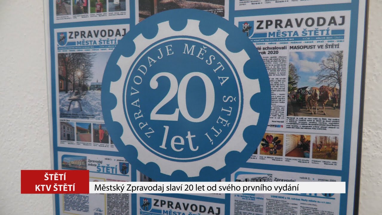 ŠTĚTÍ: Městský Zpravodaj slaví 20 let od svého prvního vydání