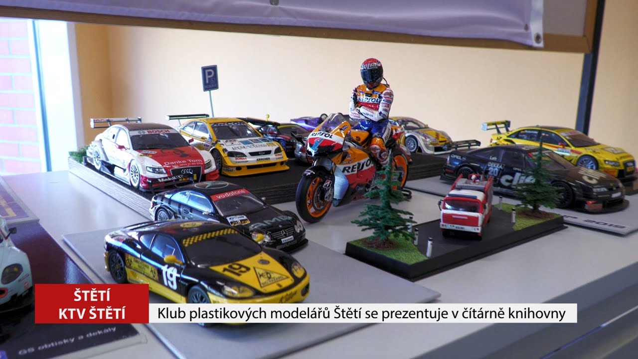 ŠTĚTÍ: Klub plastikových modelářů Štětí se v lednu prezentuje v čítárně knihovny