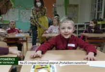 LITOMĚŘICE: Na ZŠ Lingua Universal poprvé „Prvňáčkem nanečisto“