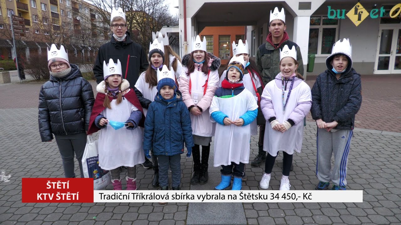ŠTĚTÍ: Tradiční Tříkrálová sbírka vybrala na Štětsku 34 450,-Kč