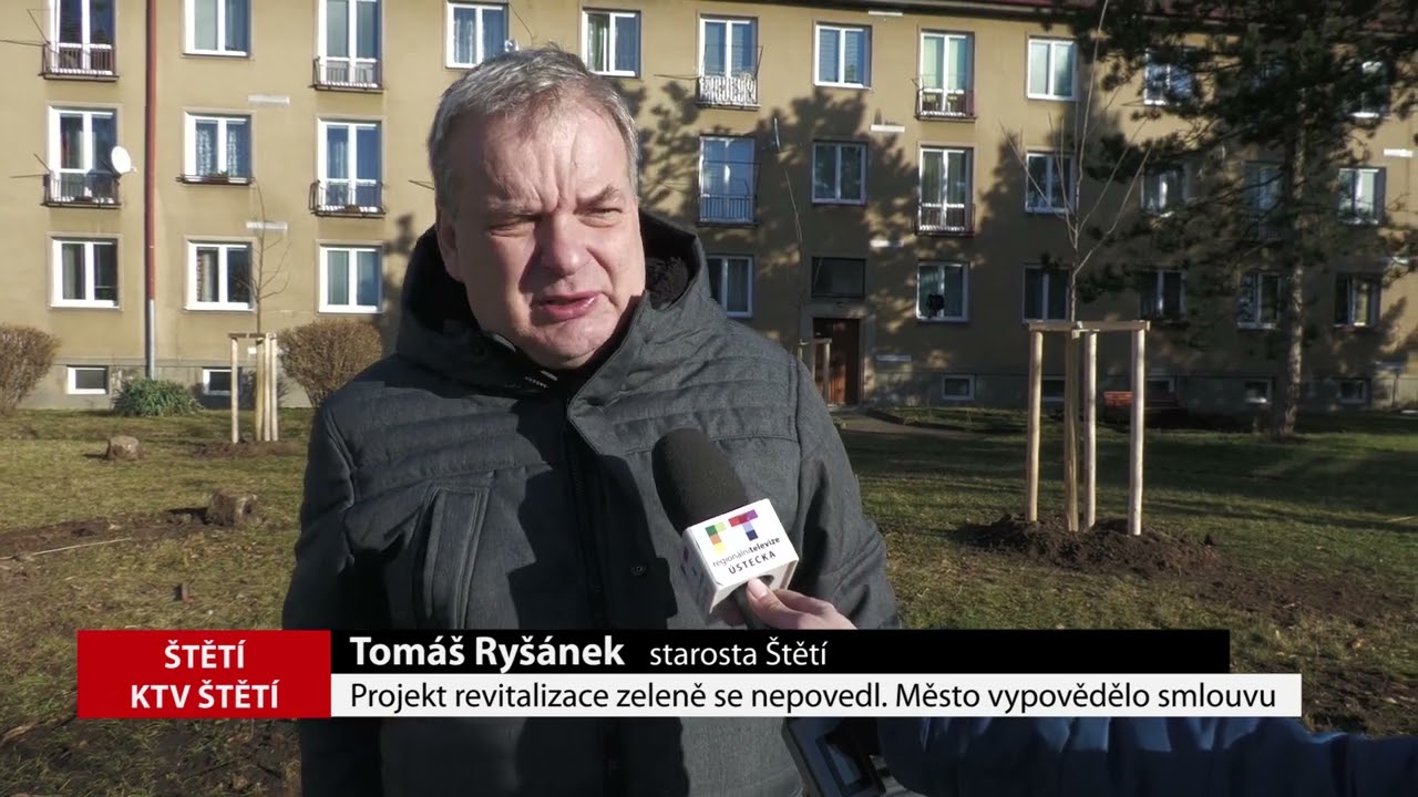 ŠTĚTÍ: Projekt revitalizace zeleně se nepovedl. Město vypovědělo smlouvu