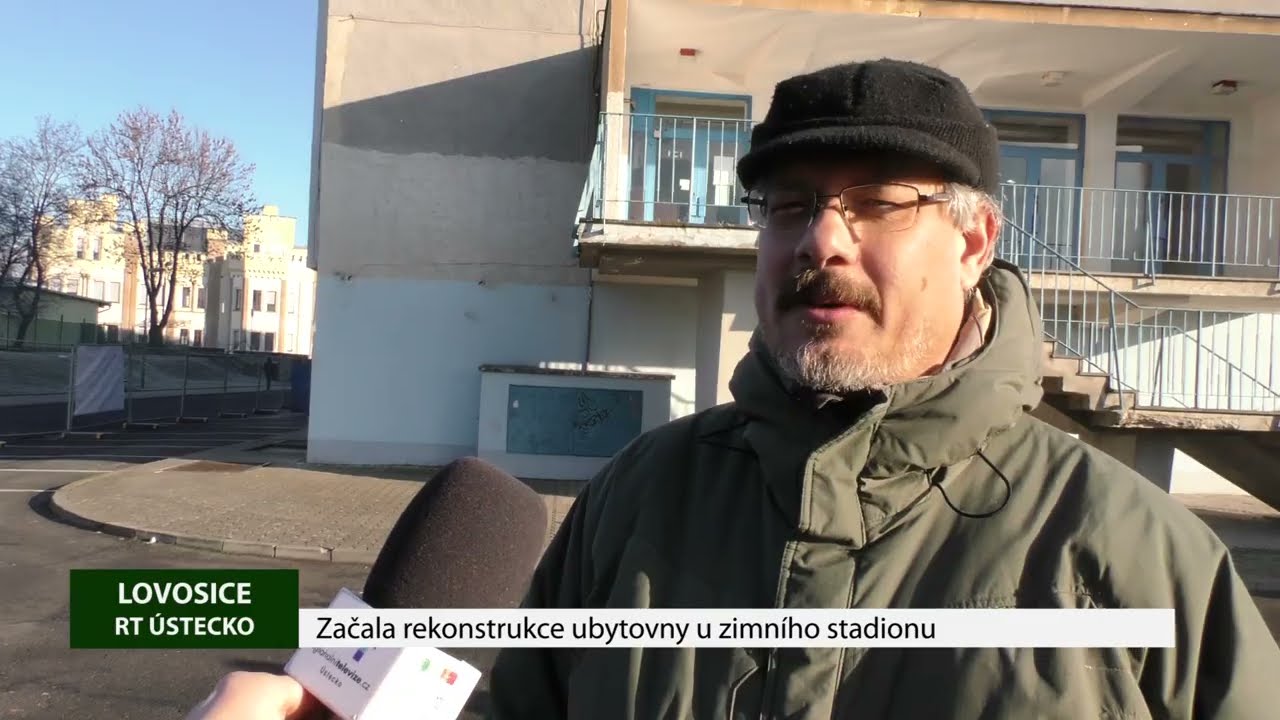LOVOSICE: Začala rekonstrukce ubytovny u zimního stadionu