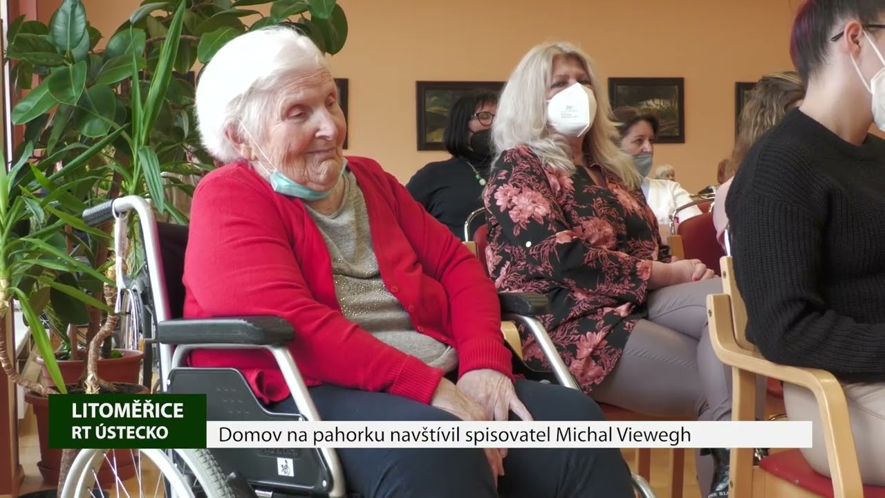 LITOMĚŘICE: Domov na pahorku navštívil spisovatel Michal Viewegh