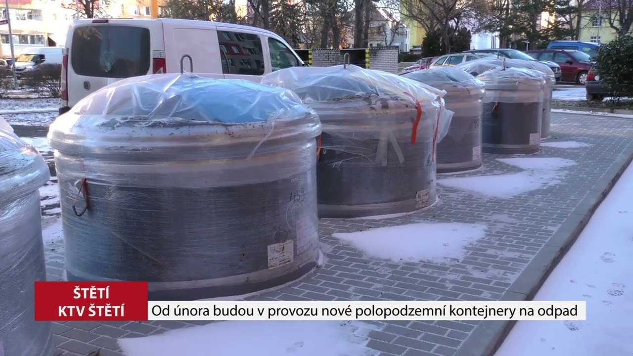 ŠTĚTÍ: Od února budou v provozu nové polopodzemní kontejnery na odpad
