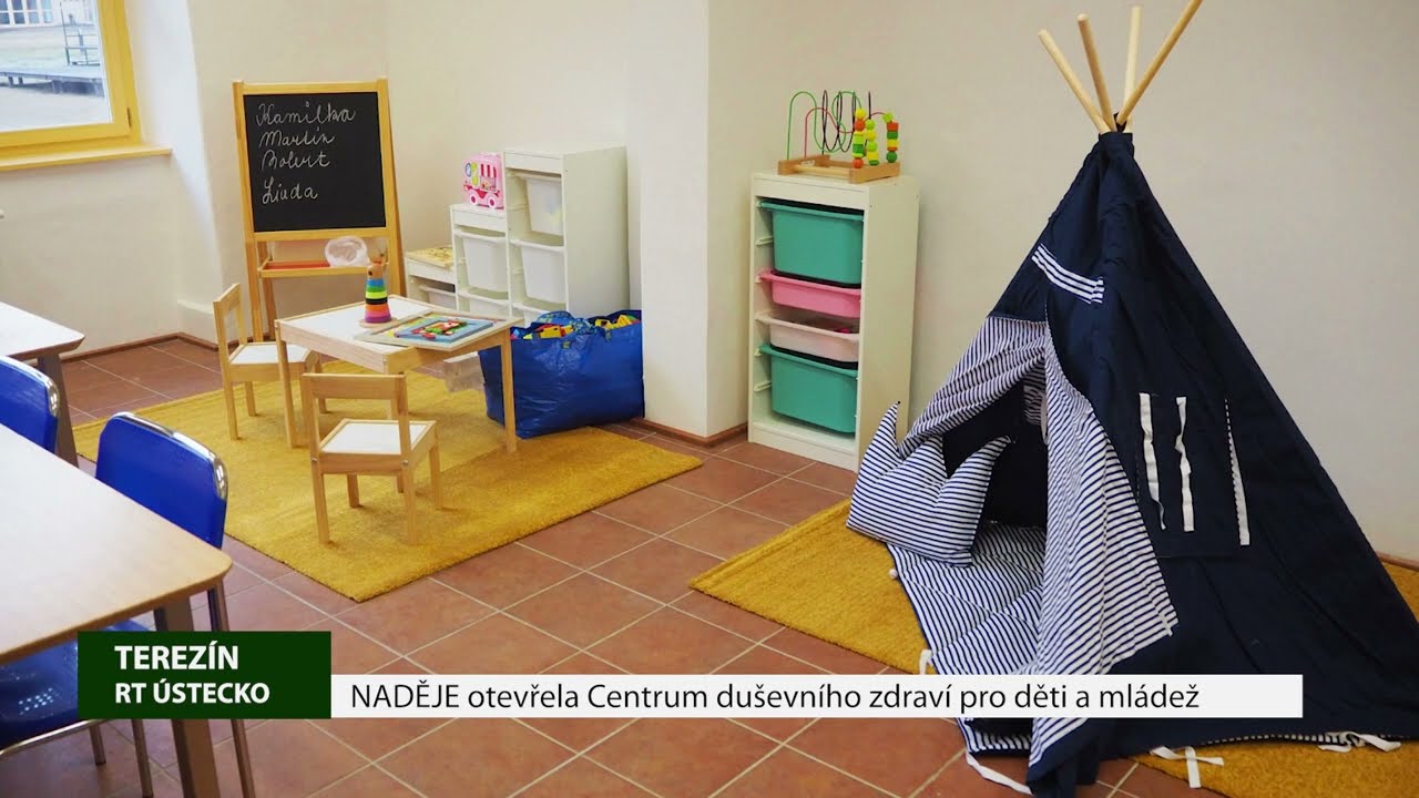 TEREZÍN: NADĚJE otevřela Centrum duševního zdraví pro děti a mládež