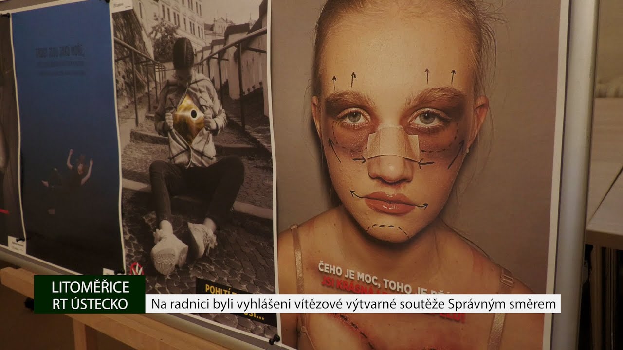 LITOMĚŘICE: Na radnici byli vyhlášeni vítězové výtvarné soutěže Správným směrem