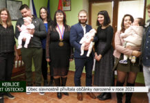 KEBLICE: Obec slavnostně přivítala občánky narozené v roce 2021
