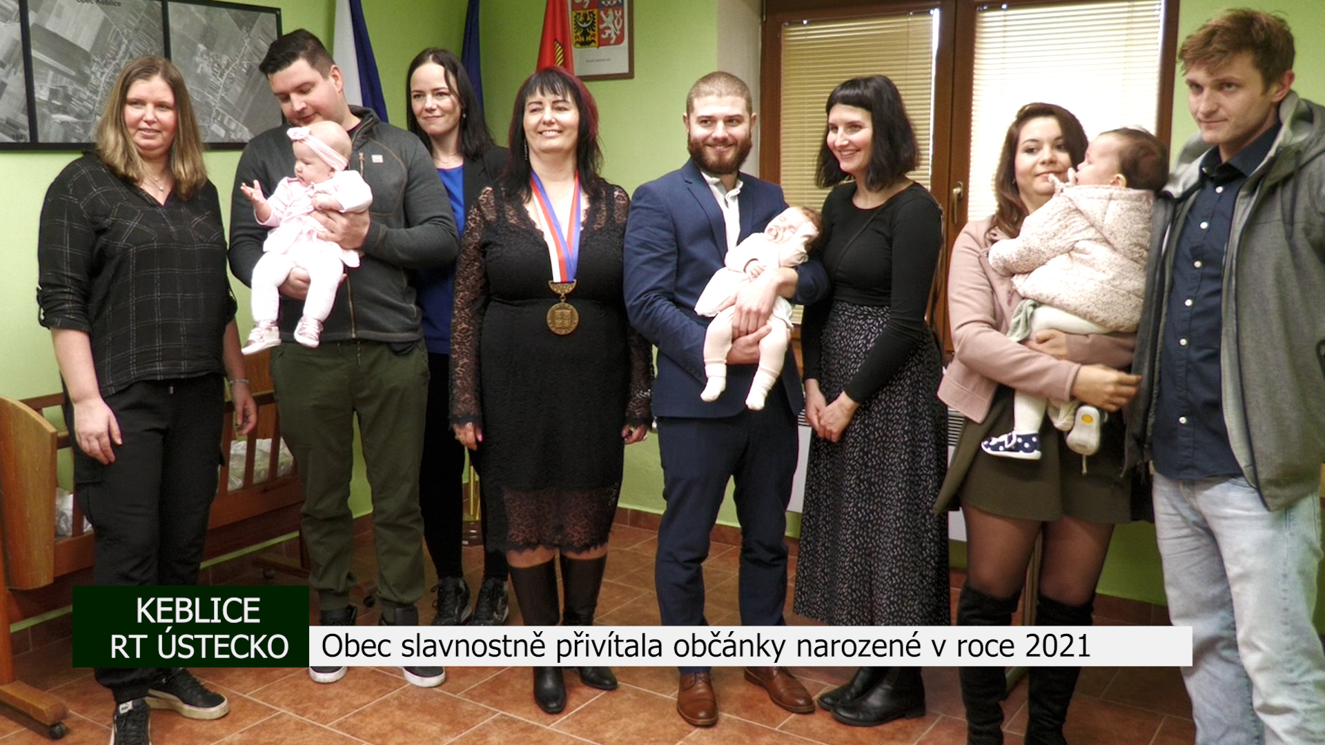 KEBLICE: Obec slavnostně přivítala občánky narozené v roce 2021