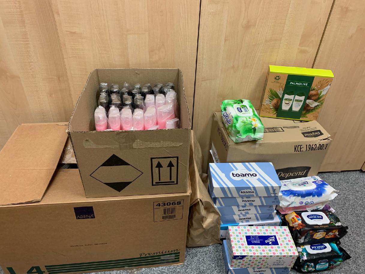 Zaměstnanci Domova důchodců v Čížkovicích pomohli Ukrajině