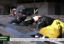 LITOMĚŘICE: Potápěči Slavoje zkouší mobilní nádrž na vodu, sloužit bude i veřejnosti