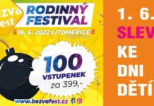 AKCE KE DNI DĚTÍ, jen dnes s Litoměřickem24. Sleva na vstupenky na Bezva Fest