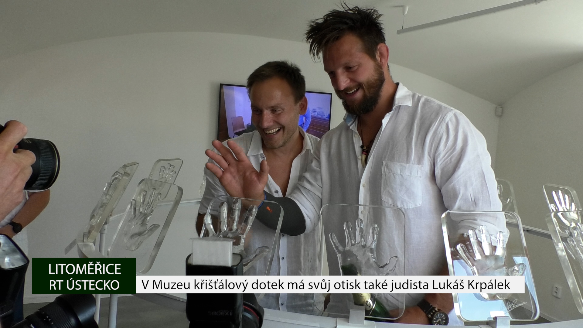 LITOMĚŘICE: V Muzeu křišťálový dotek má svůj otisk také judista Lukáš Krpálek