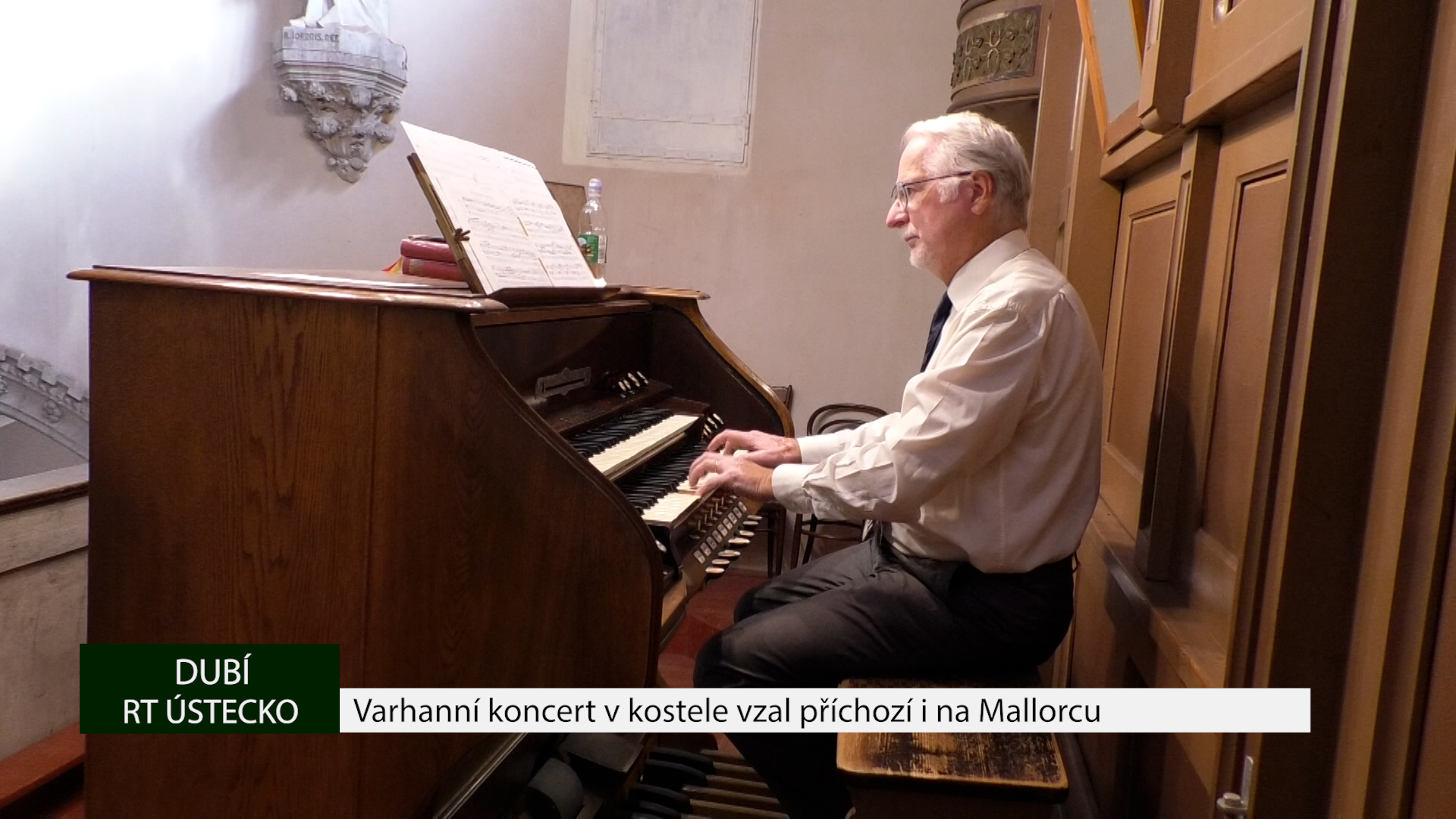 DUBÍ: Varhanní koncert v kostele vzal příchozí i na Mallorcu