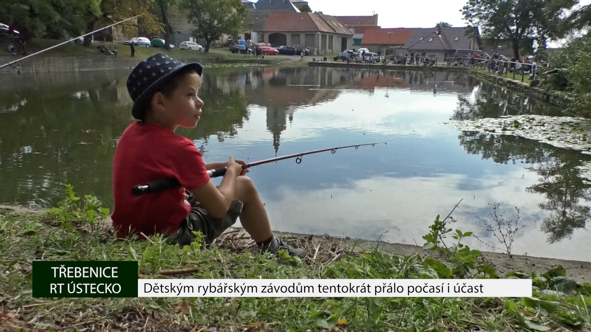 TŘEBENICE: Dětským rybářským závodům tentokrát přálo počasí i účast