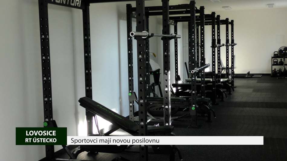 LOVOSICE: Sportovci mají novou posilovnu