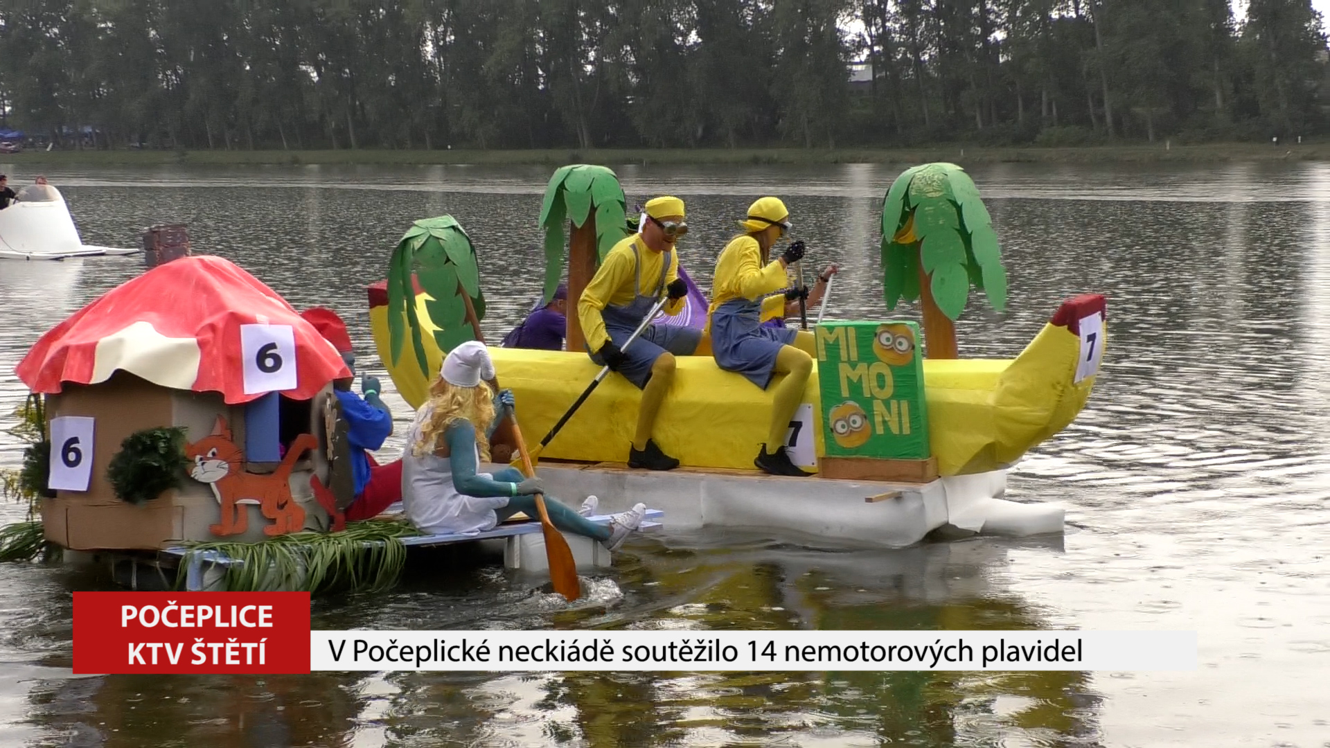POČEPLICE: V Počeplické neckiádě soutěžilo 14 nemotorových plavidel