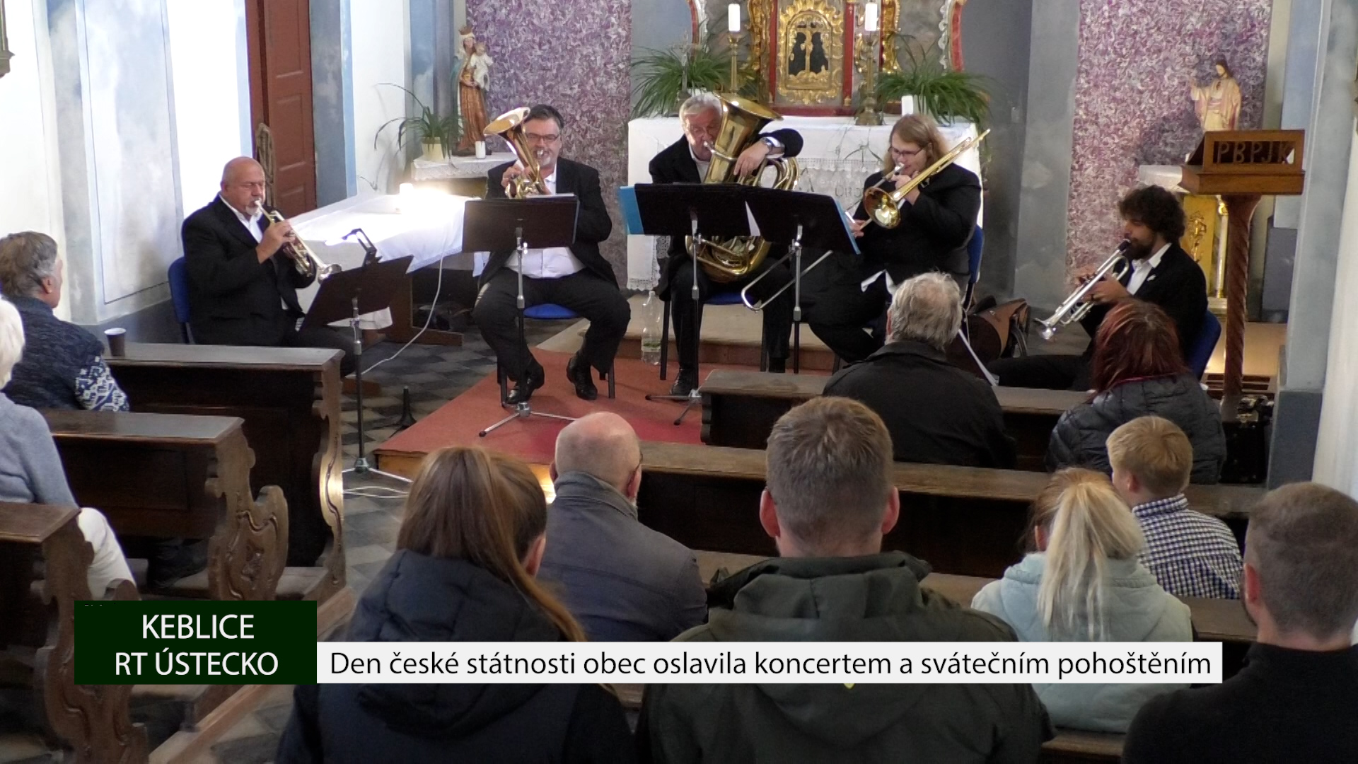 KEBLICE: Den české státnosti obec oslavila koncertem a svátečním pohoštěním