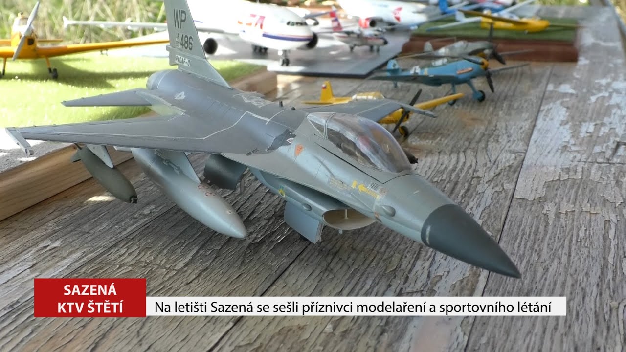 ŠTĚTÍ: Na letišti Sazená se sešli příznivci modelaření a sportovního létání