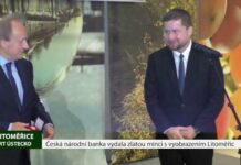 LITOMĚŘICE: Česká národní banka vydala zlatou minci s vyobrazením Litoměřic