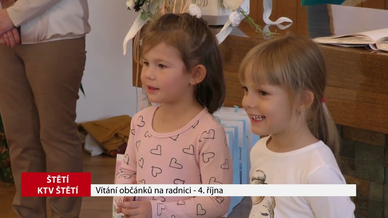 ŠTĚTÍ: Vítání občánků na radnici – 4. 10. 2022 (reportáž + záznam)