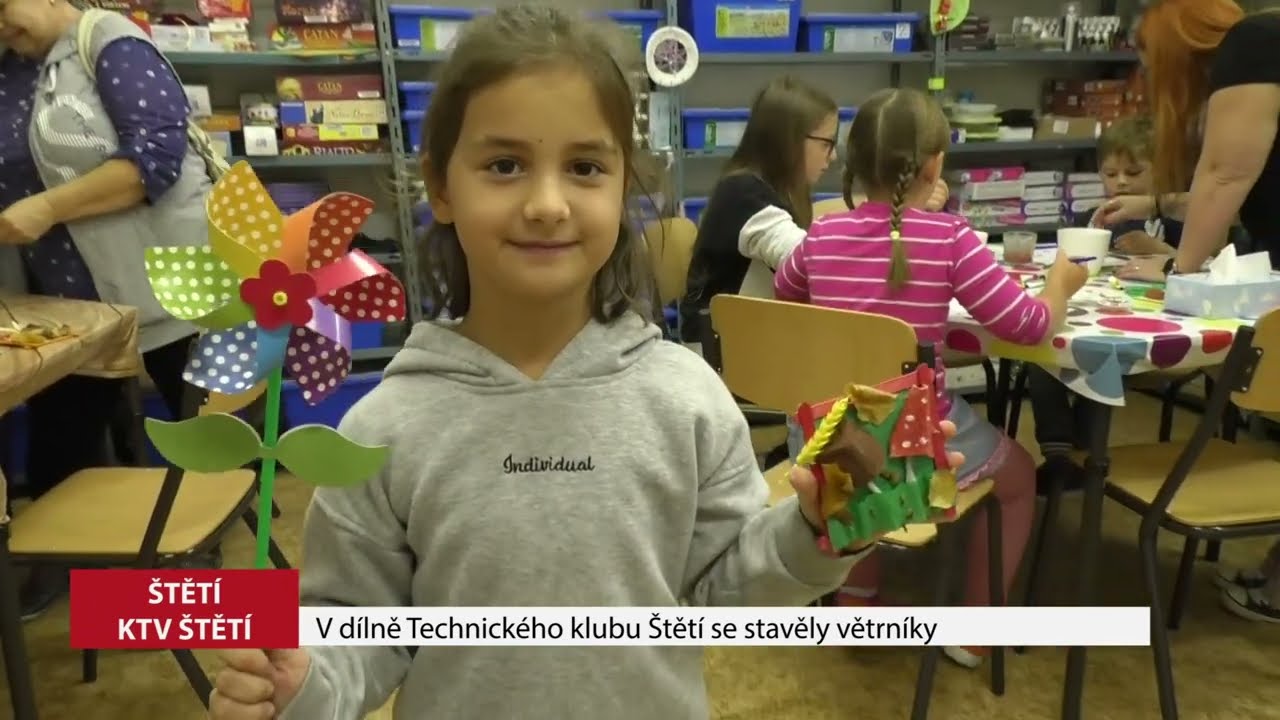 ŠTĚTÍ: V dílně Technického klubu Štětí se stavěly větrníky