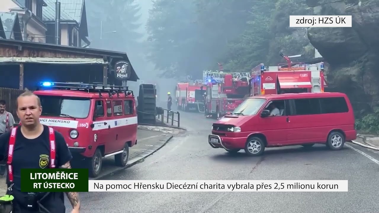 LITOMĚŘICE: Na pomoc Hřensku Diecézní charita vybrala přes 2,5 milionu korun