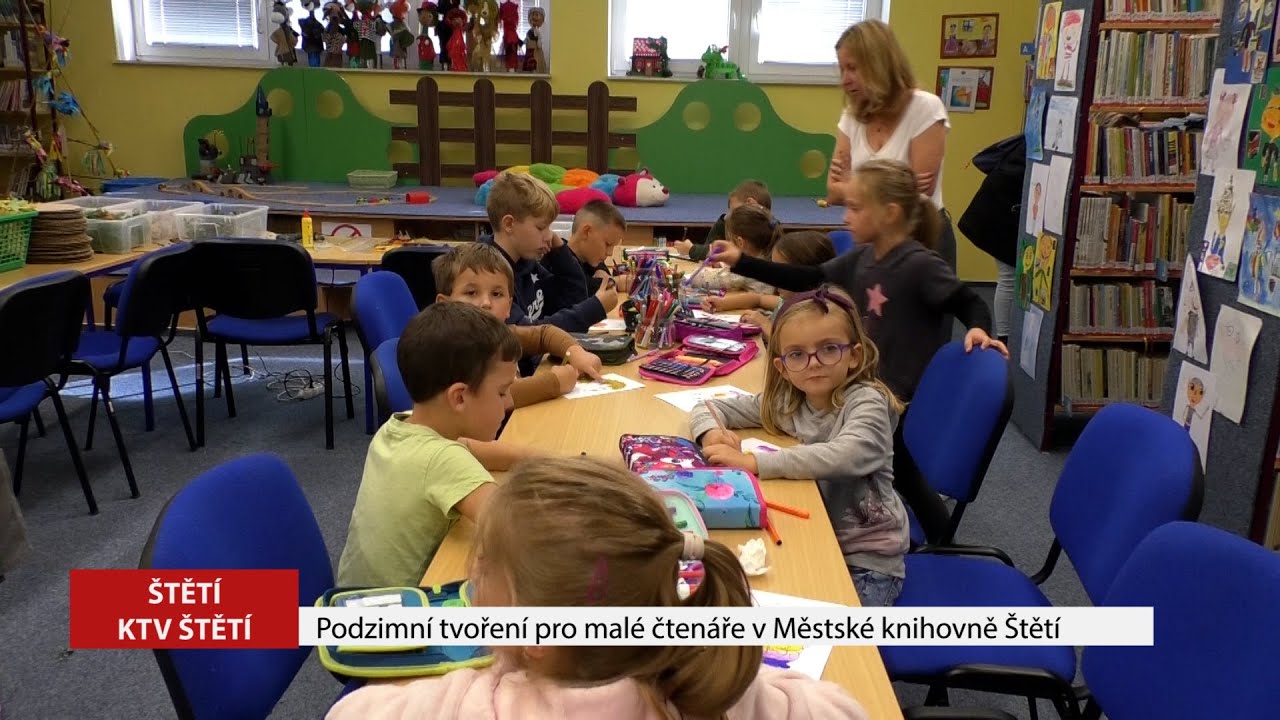 ŠTĚTÍ: Podzimní tvoření pro malé čtenáře v Městské knihovně Štětí