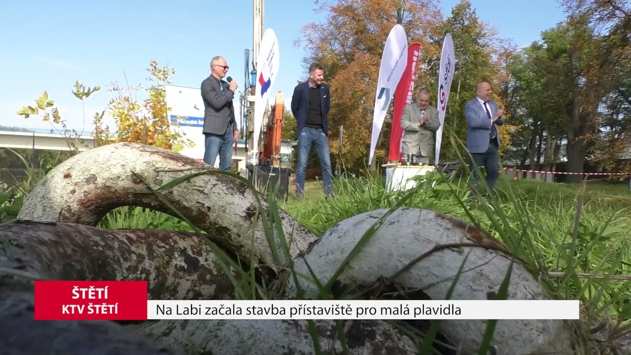 ŠTĚTÍ: Na Labi začala stavba přístaviště pro malá plavidla