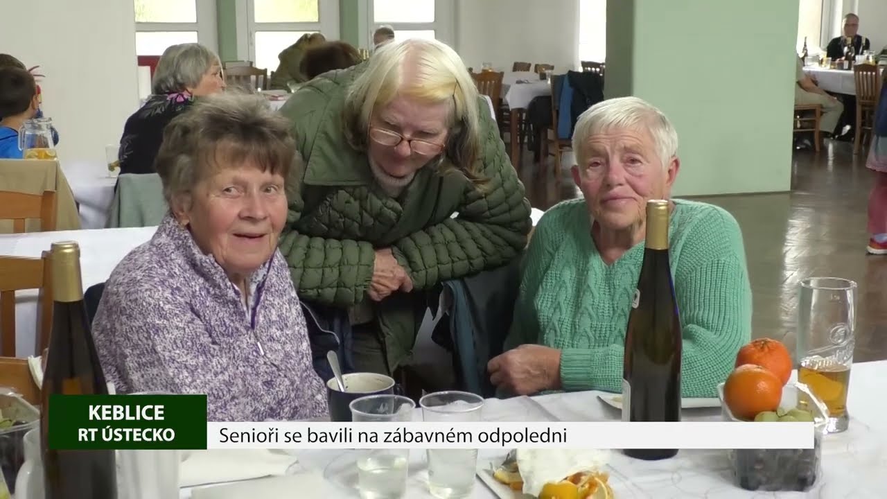 KEBLICE: Senioři se bavili na zábavném odpoledni