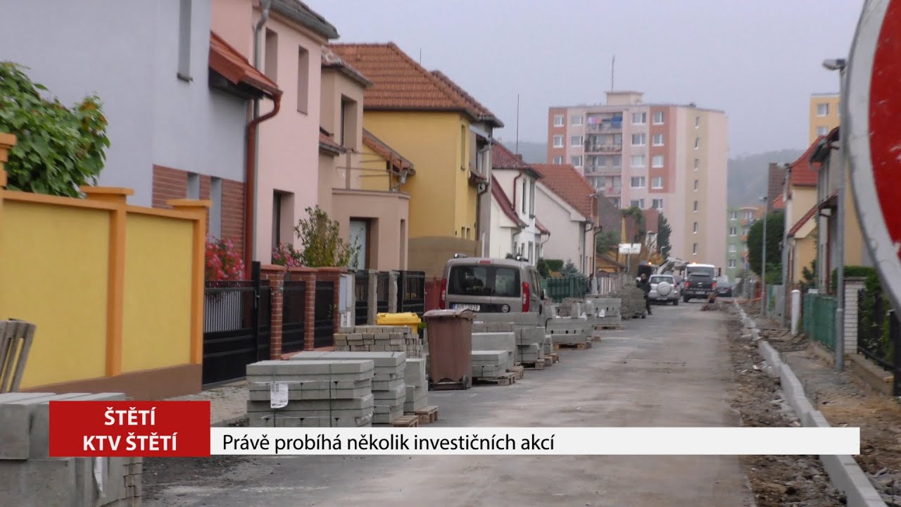 ŠTĚTÍ: Právě probíhají některé investiční akce města Štětí