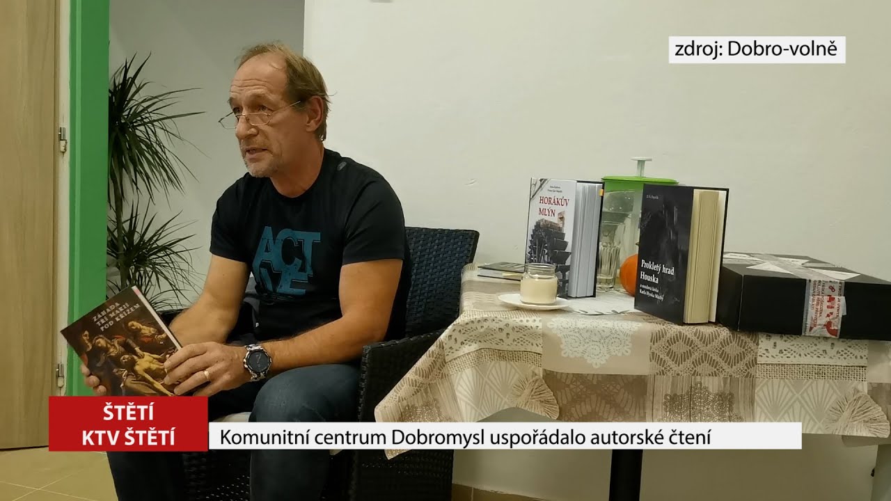 ŠTĚTÍ: Komunitní centrum Dobromysl uspořádalo autorské čtení