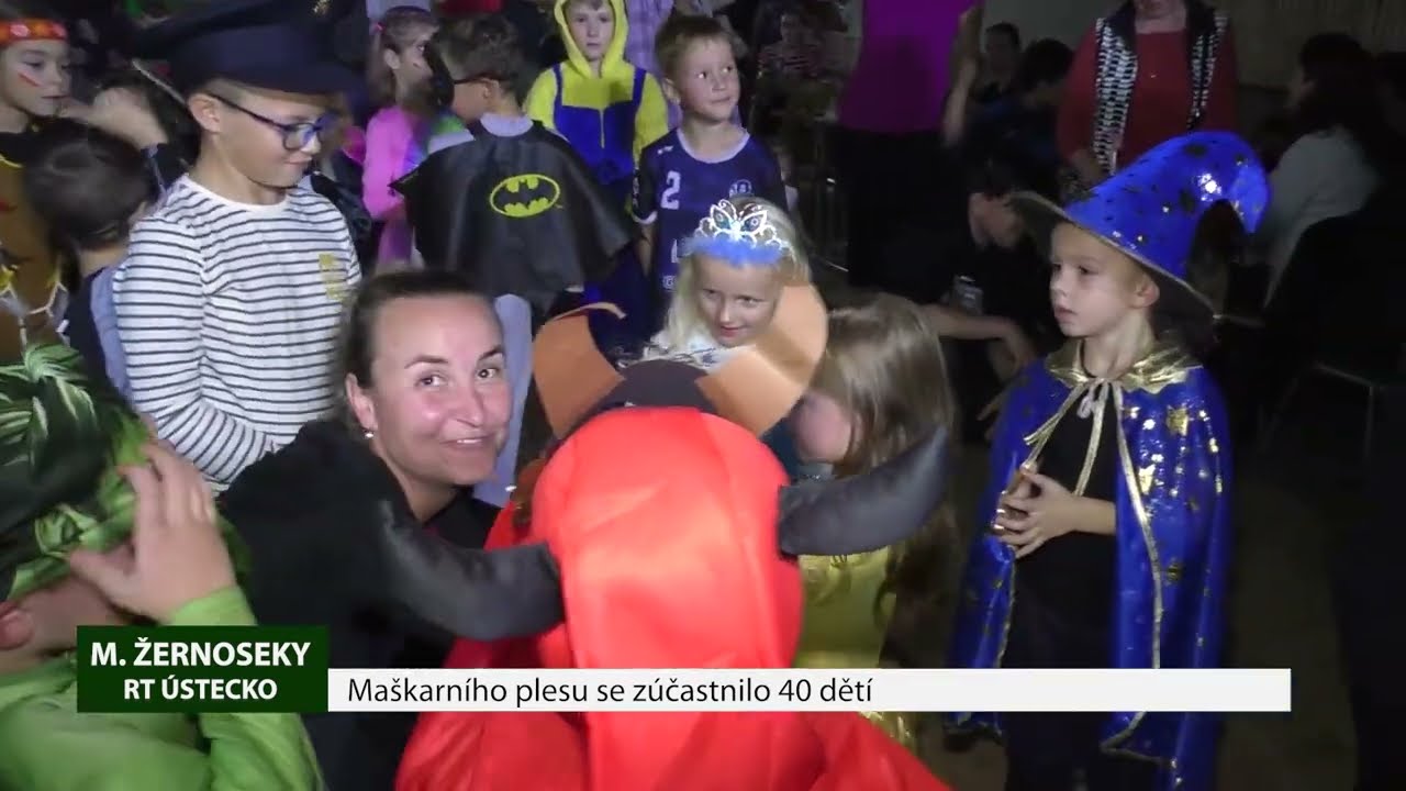 M. ŽERNOSEKY: Maškarního plesu se zúčastnilo 40 dětí