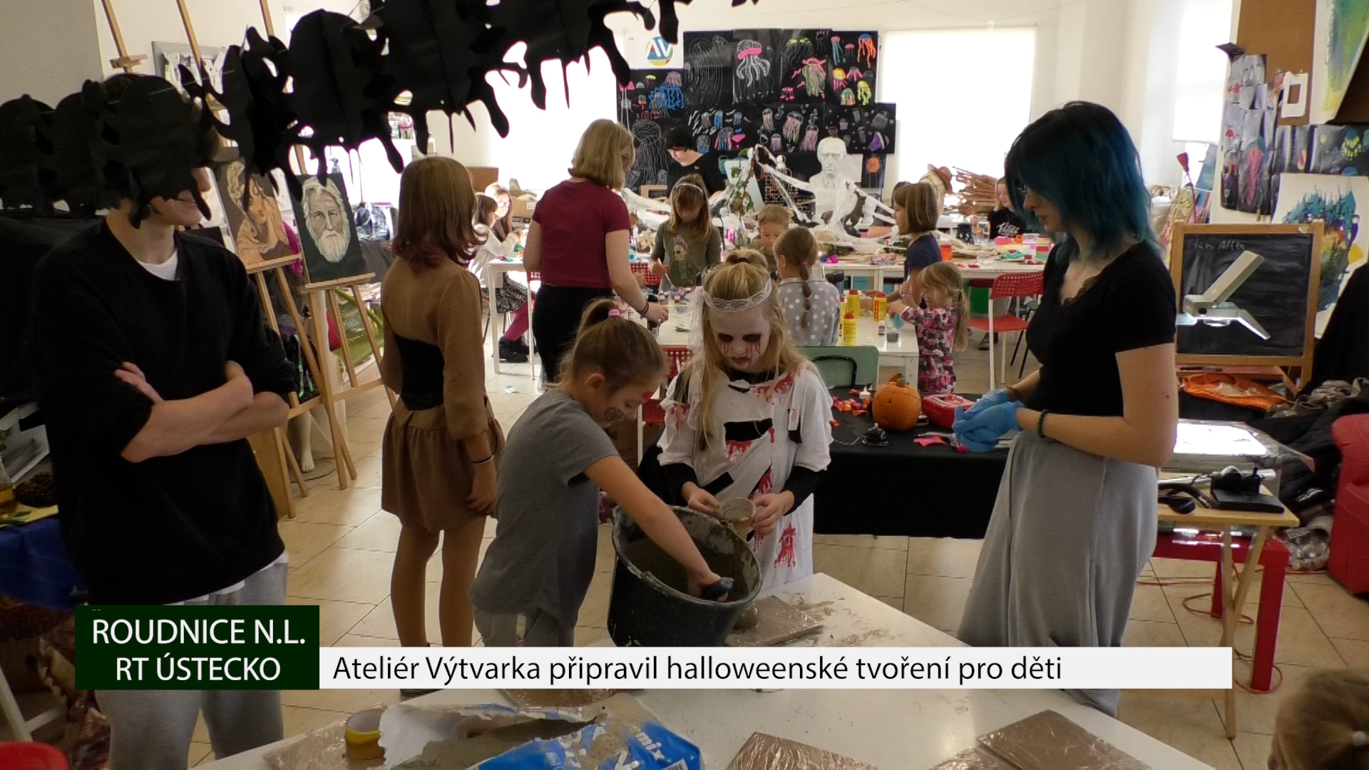 ROUDNICE N. L.: Ateliér Výtvarka připravil halloweenské tvoření pro děti