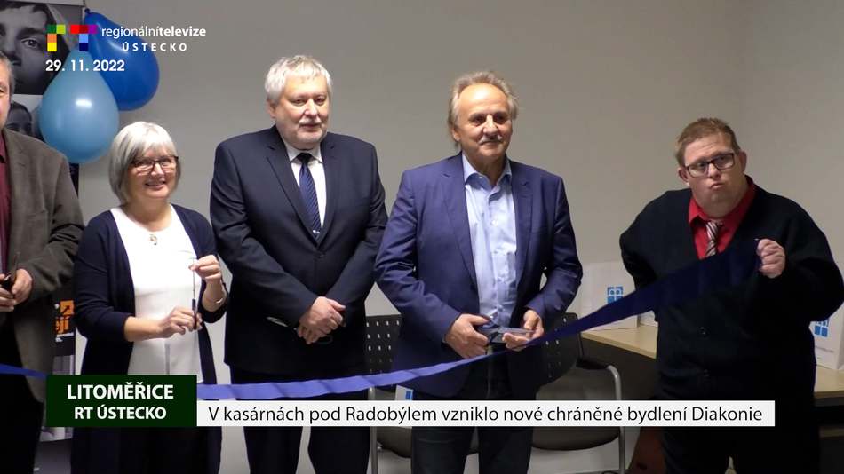 LITOMĚŘICE: V kasárnách pod Radobýlem vzniklo nové chráněné bydlení Diakonie