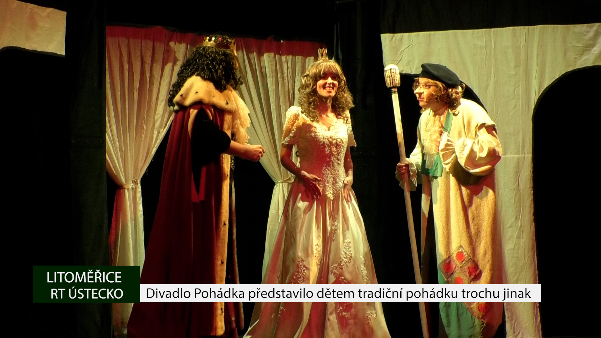 LITOMĚŘICE: Divadlo Pohádka představilo dětem tradiční pohádku trochu jinak