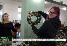 KEBLICE: Malí i velcí v Kulturním domě společně vyráběli adventní věnce