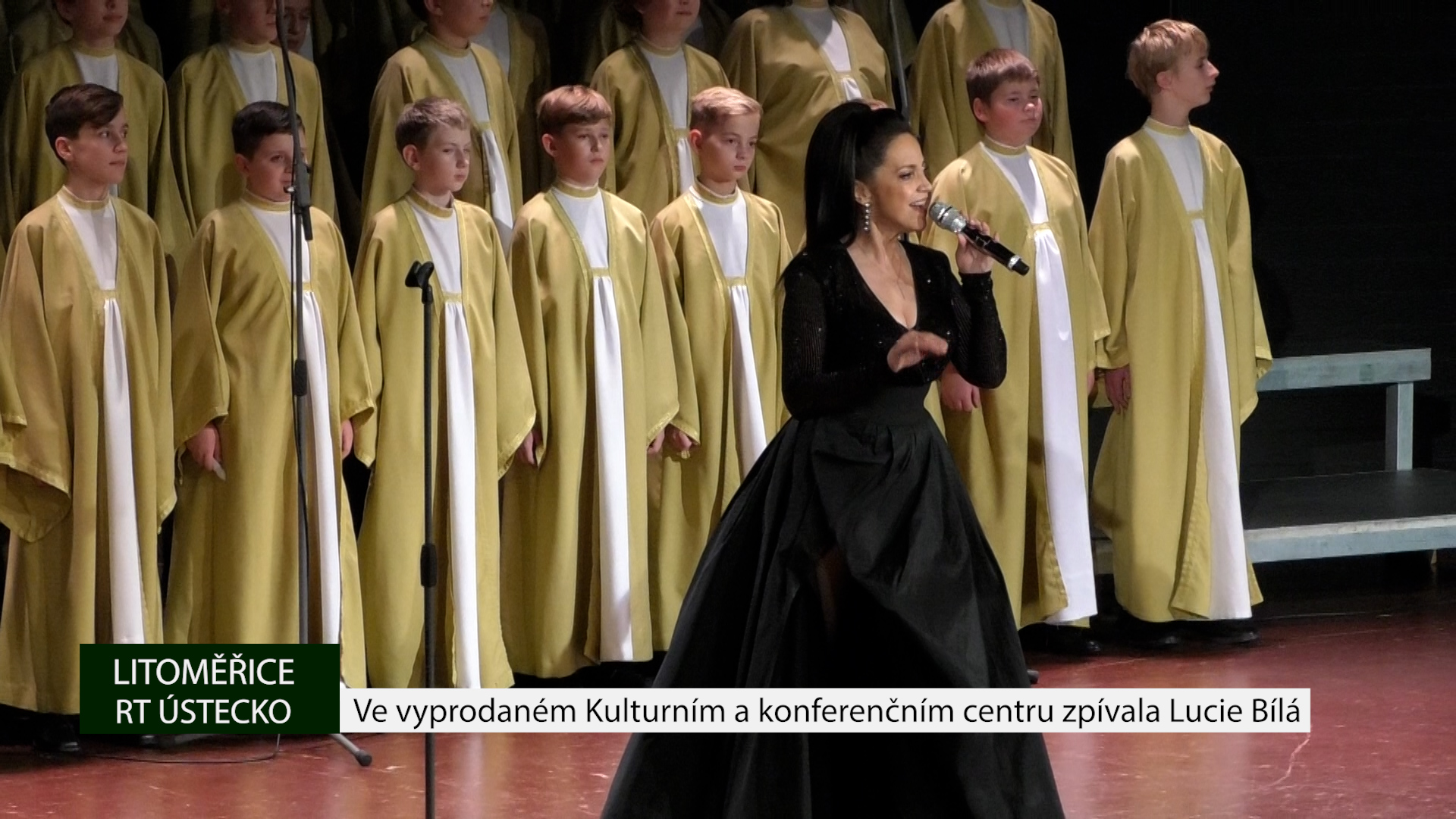 LITOMĚŘICE: Ve vyprodaném Kulturním a konferenčním centru zpívala Lucie Bílá