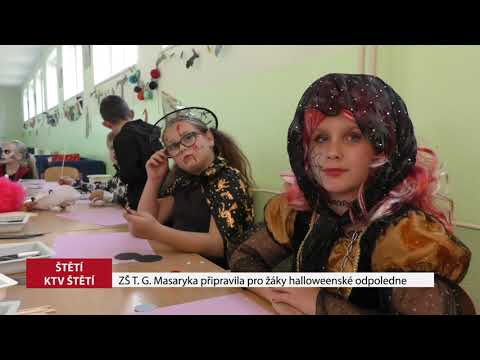 ŠTĚTÍ: ZŠ T. G. Masaryka připravila pro žáky halloweenské odpoledne
