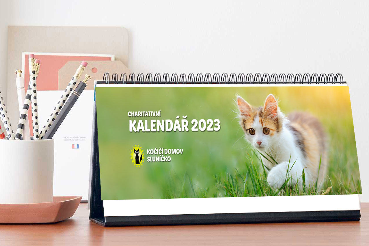 Kupte si kalendář a podpořte kočičí útulek v Dobříni!