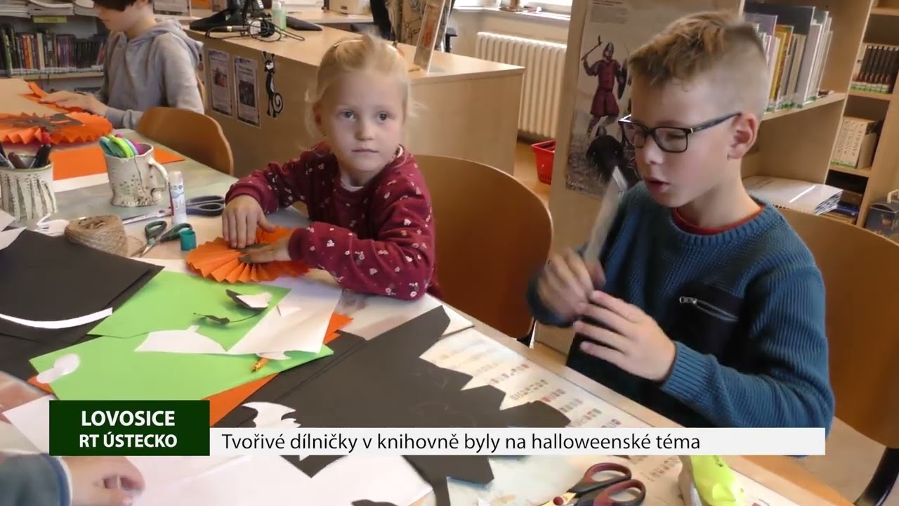 LOVOSICE: Tvořivé dílničky v knihovně byly na halloweenské téma