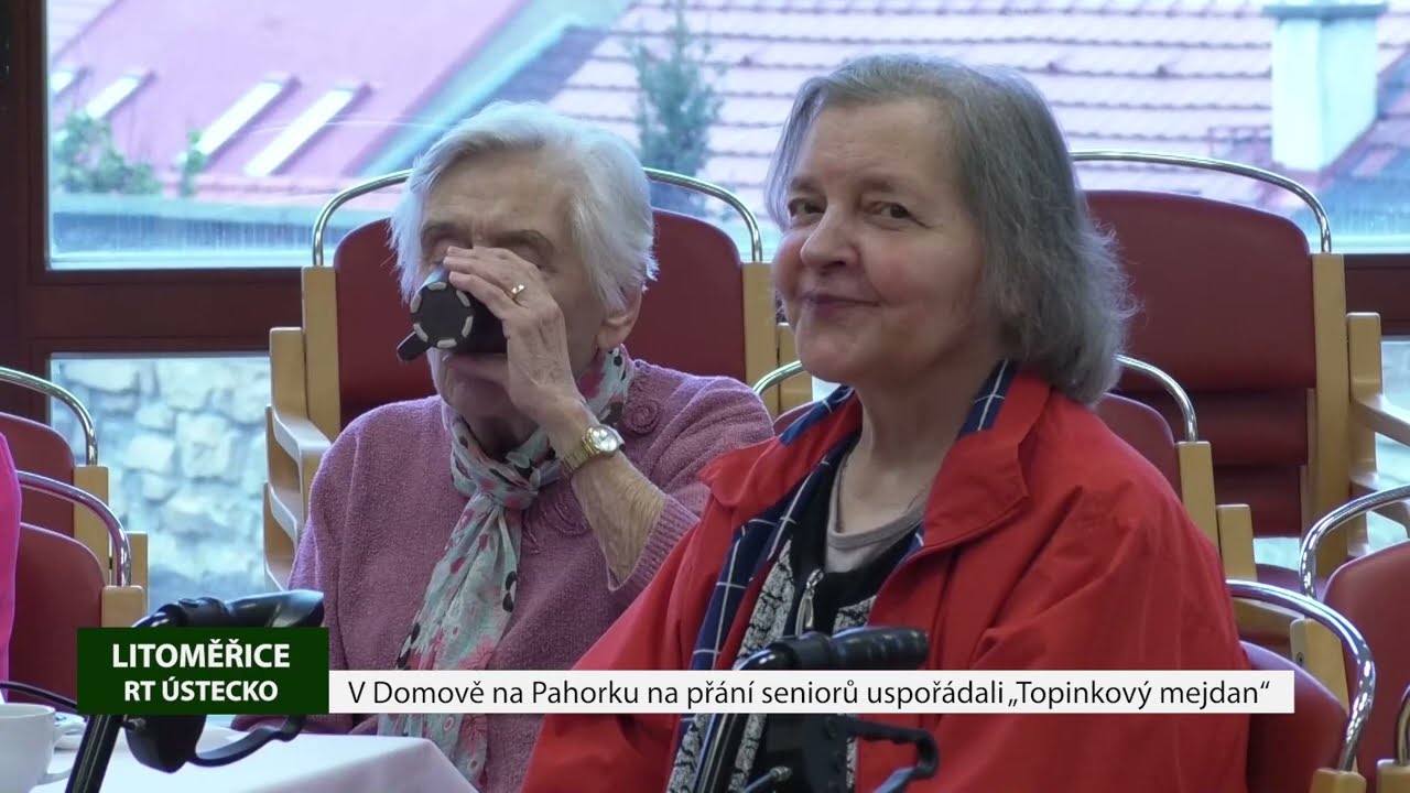 LITOMĚŘICE: V Domově na Pahorku na přání seniorů uspořádali „Topinkový mejdan“