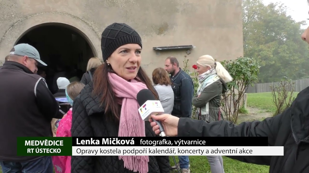 MEDVĚDICE: Opravy kostela podpoří kalendář, koncerty a adventní akce
