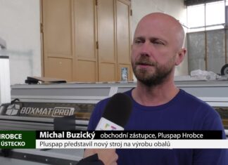 HROBCE: Pluspap představil nový stroj na výrobu obalů
