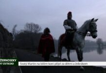 V. ŽERNOSEKY: Svatý Martin na bílém koni přijel za dětmi a žebrákem
