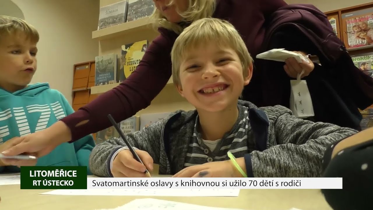 LITOMĚŘICE: Svatomartinské oslavy s knihovnou si užilo 70 dětí s rodiči